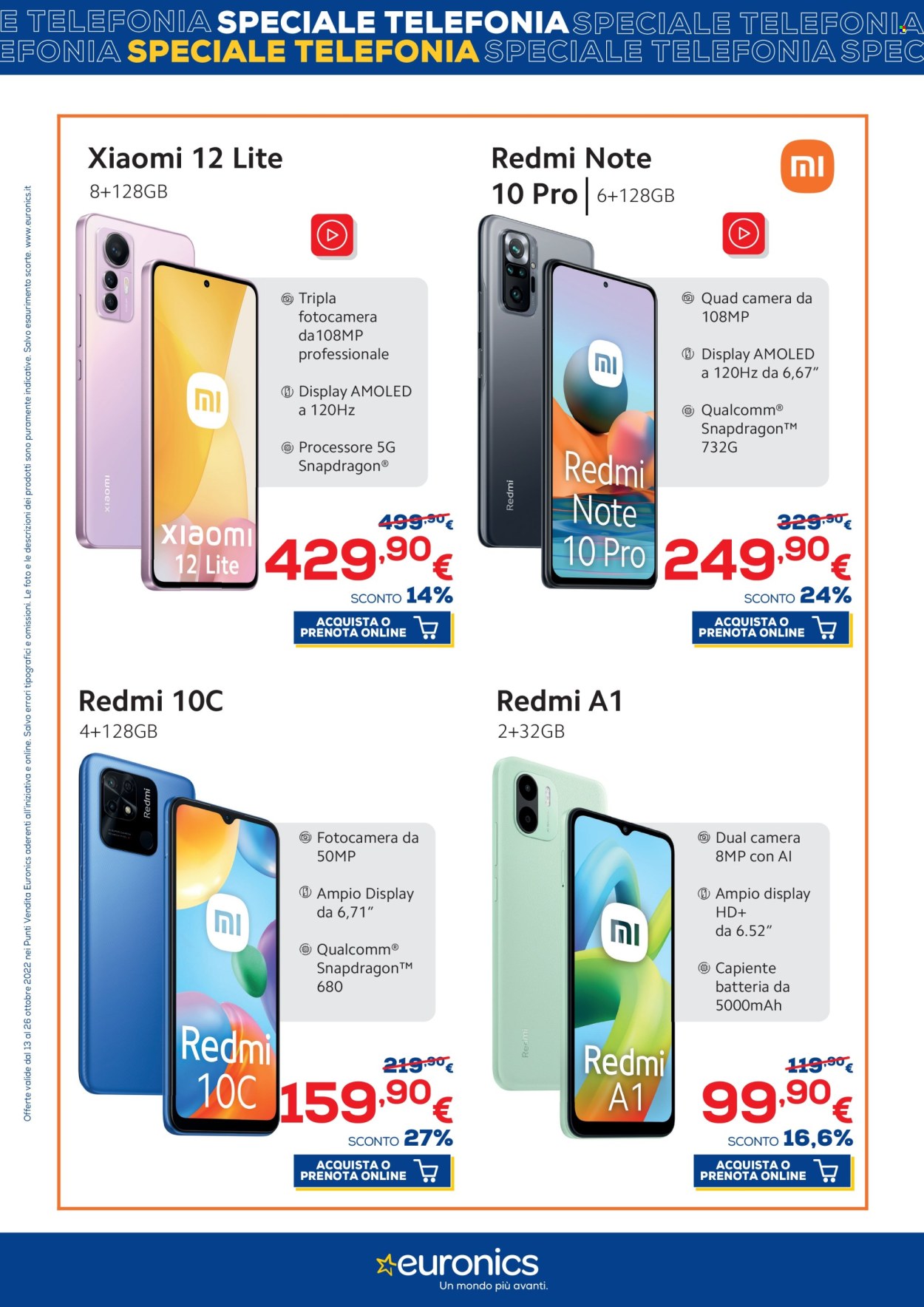 Volantino Euronics - 13/10/2022 - 26/10/2022. Pagina 7