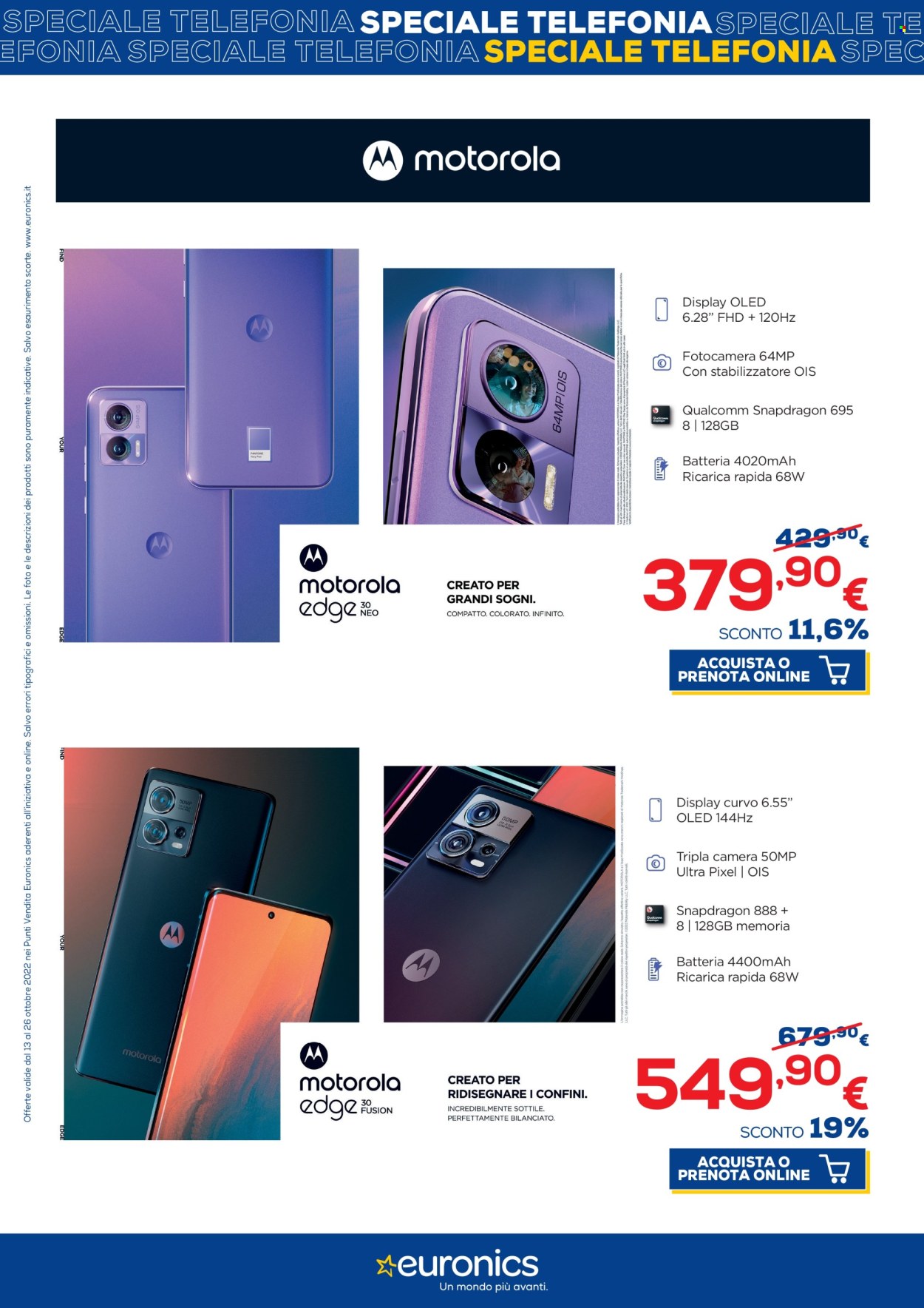 Volantino Euronics - 13/10/2022 - 26/10/2022. Pagina 10