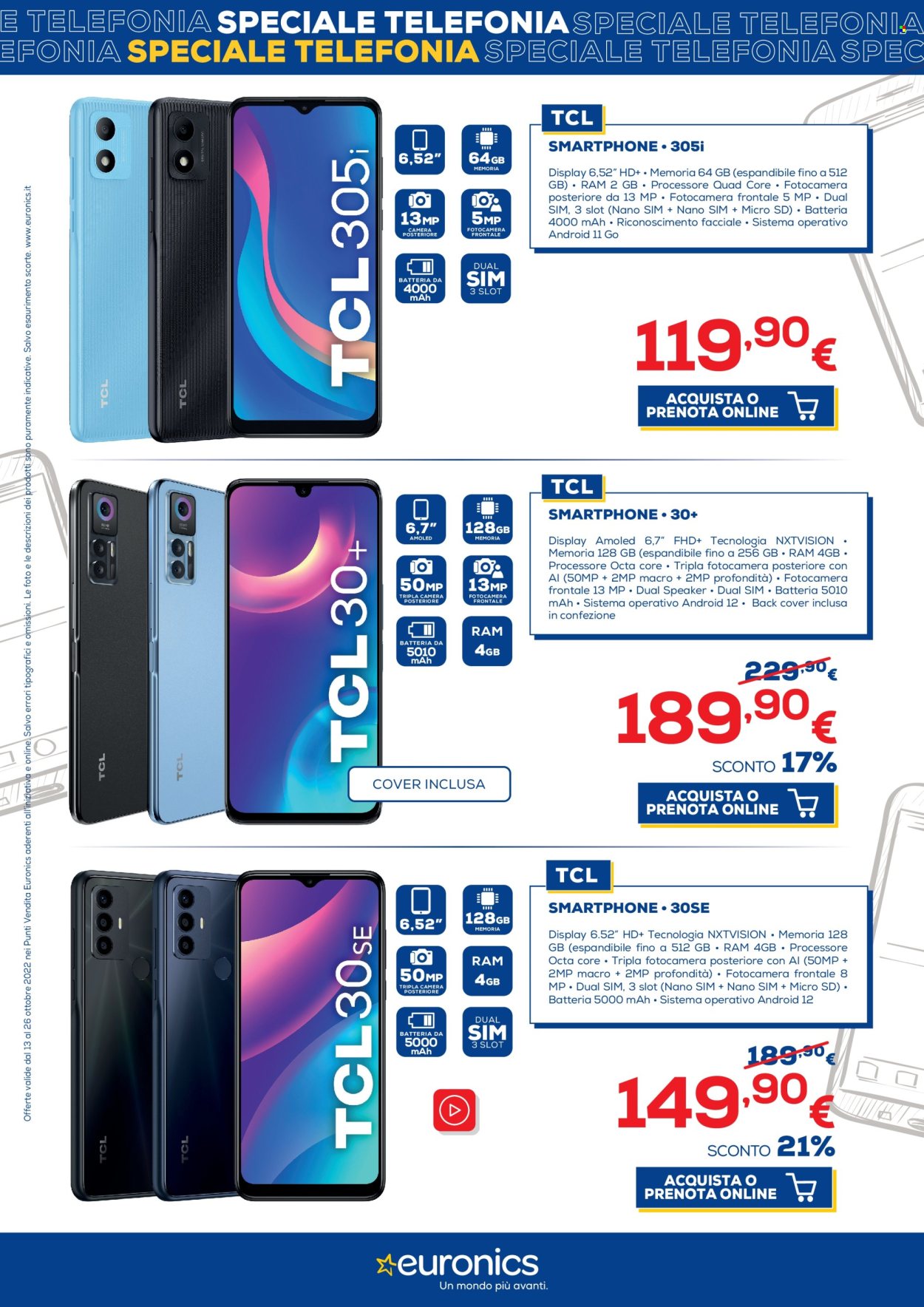 Volantino Euronics - 13/10/2022 - 26/10/2022. Pagina 13