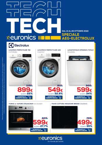 Volantino Euronics - 13/10/2022 - 26/10/2022.