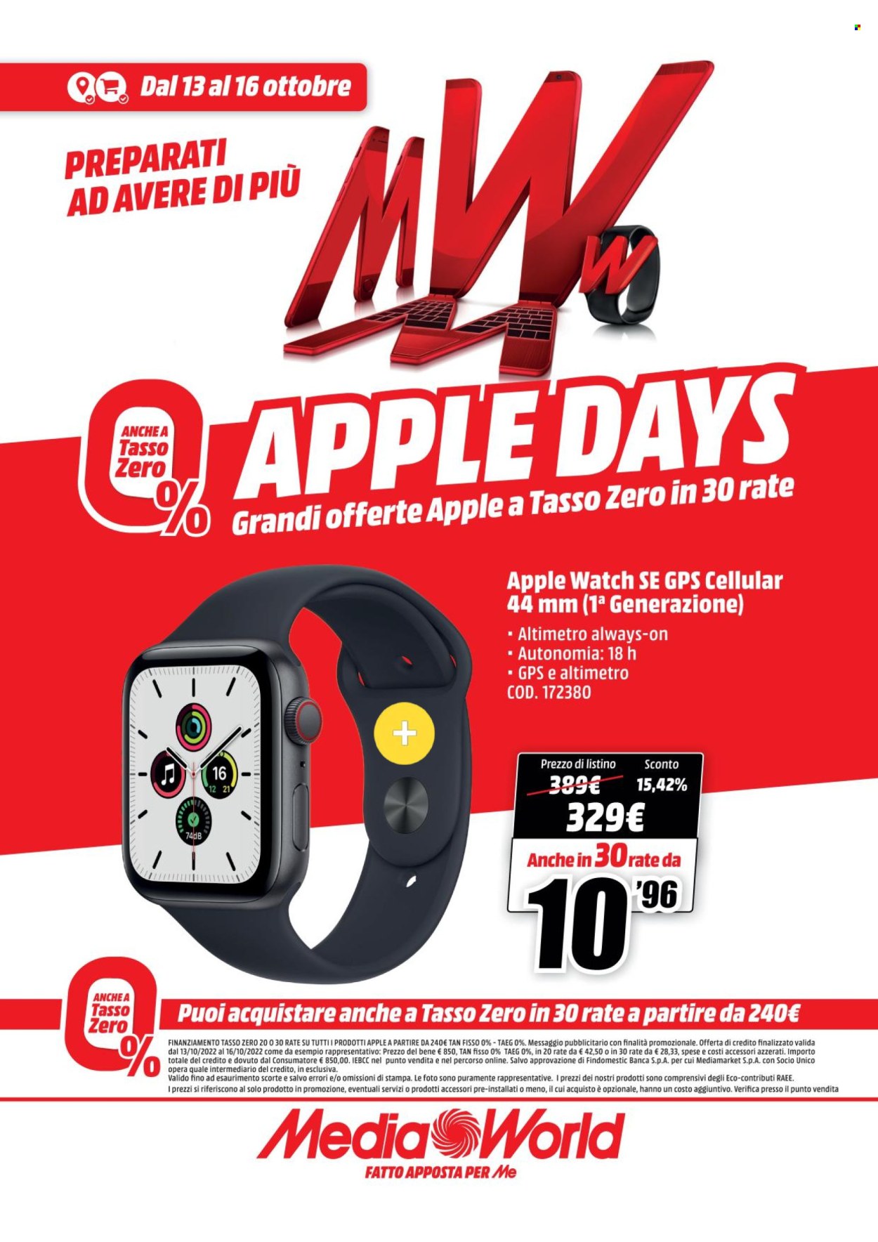 Volantino MediaWorld - 13/10/2022 - 16/10/2022. Pagina 7