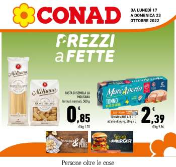 Volantino Conad - 17/10/2022 - 23/10/2022.