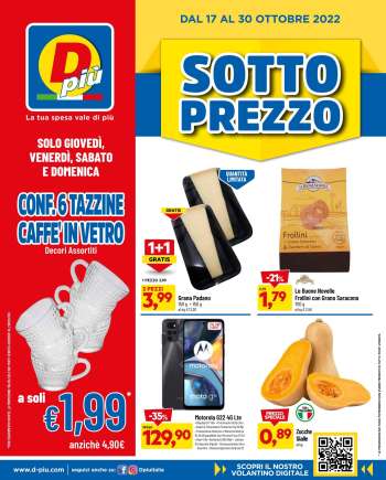 Volantino Dpiù - 17/10/2022 - 30/10/2022.