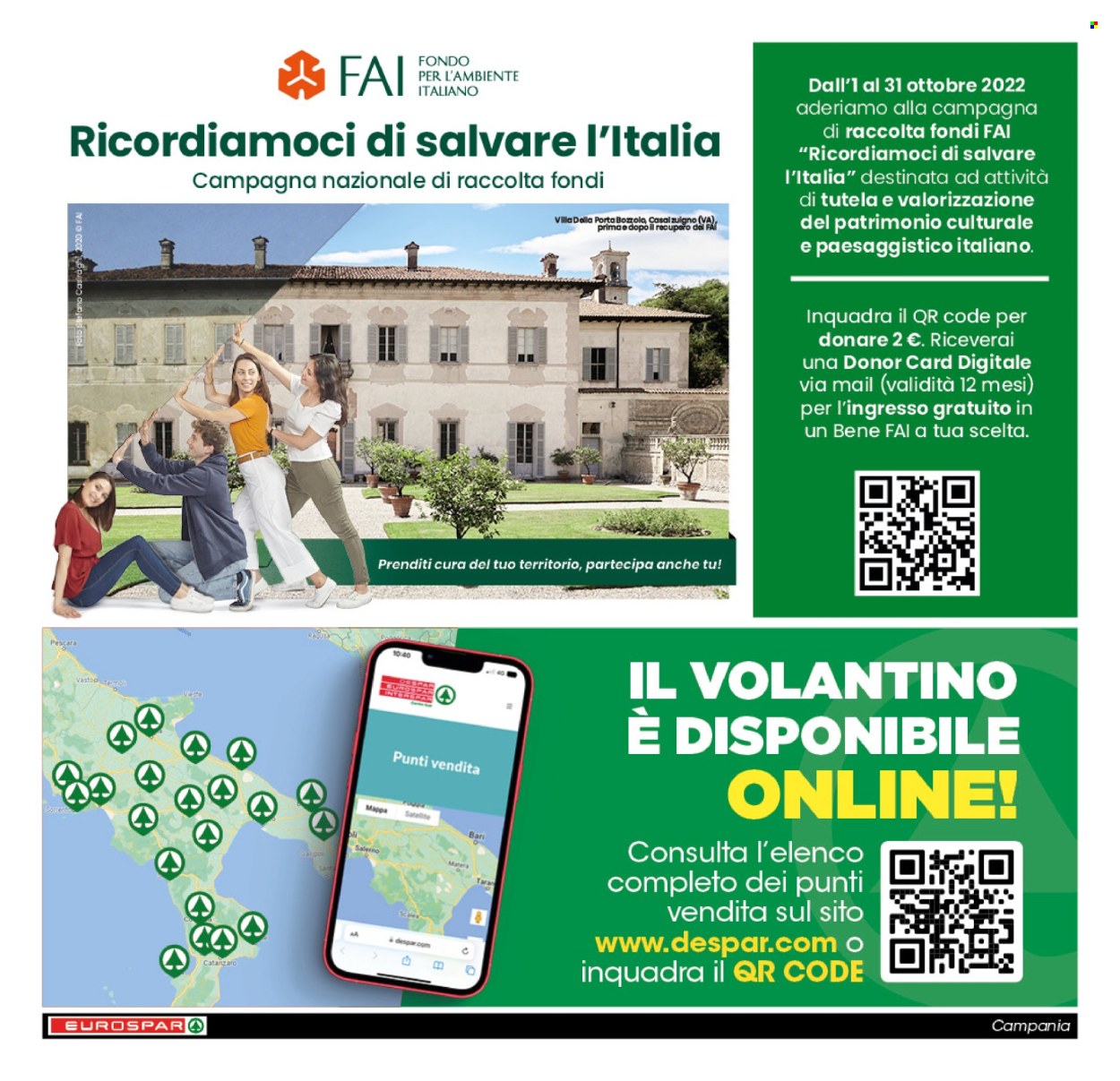 Volantino Eurospar - 17/10/2022 - 26/10/2022. Pagina 24
