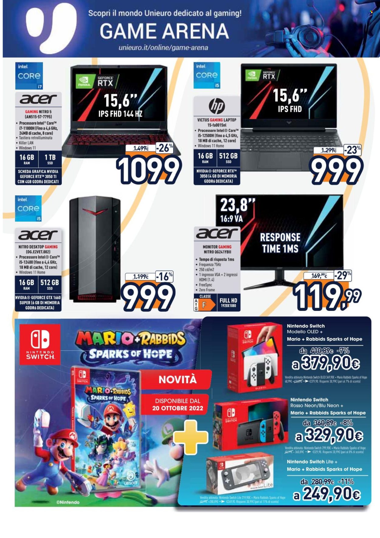 Volantino Unieuro - 17/10/2022 - 27/10/2022. Pagina 20