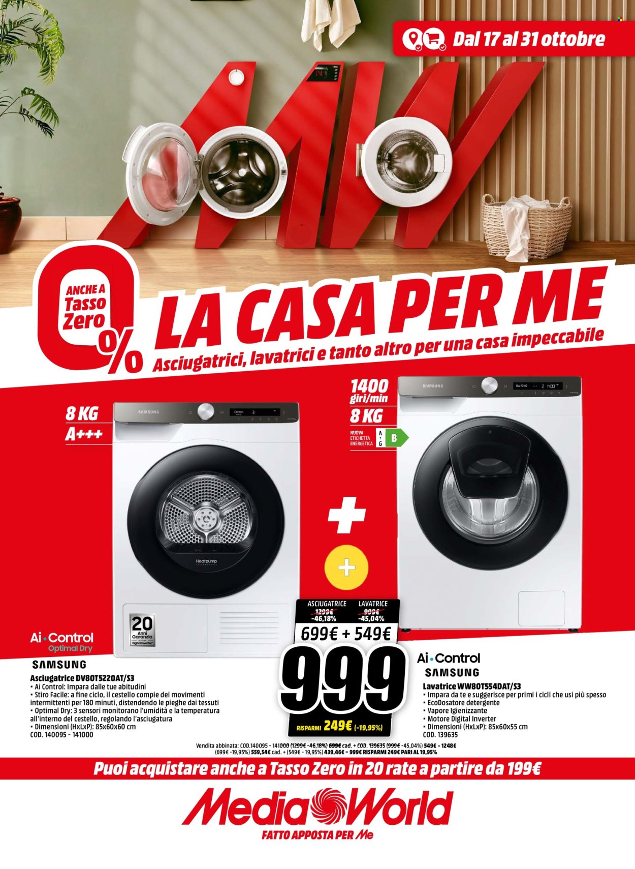 Volantino MediaWorld - 17/10/2022 - 31/10/2022. Pagina 1