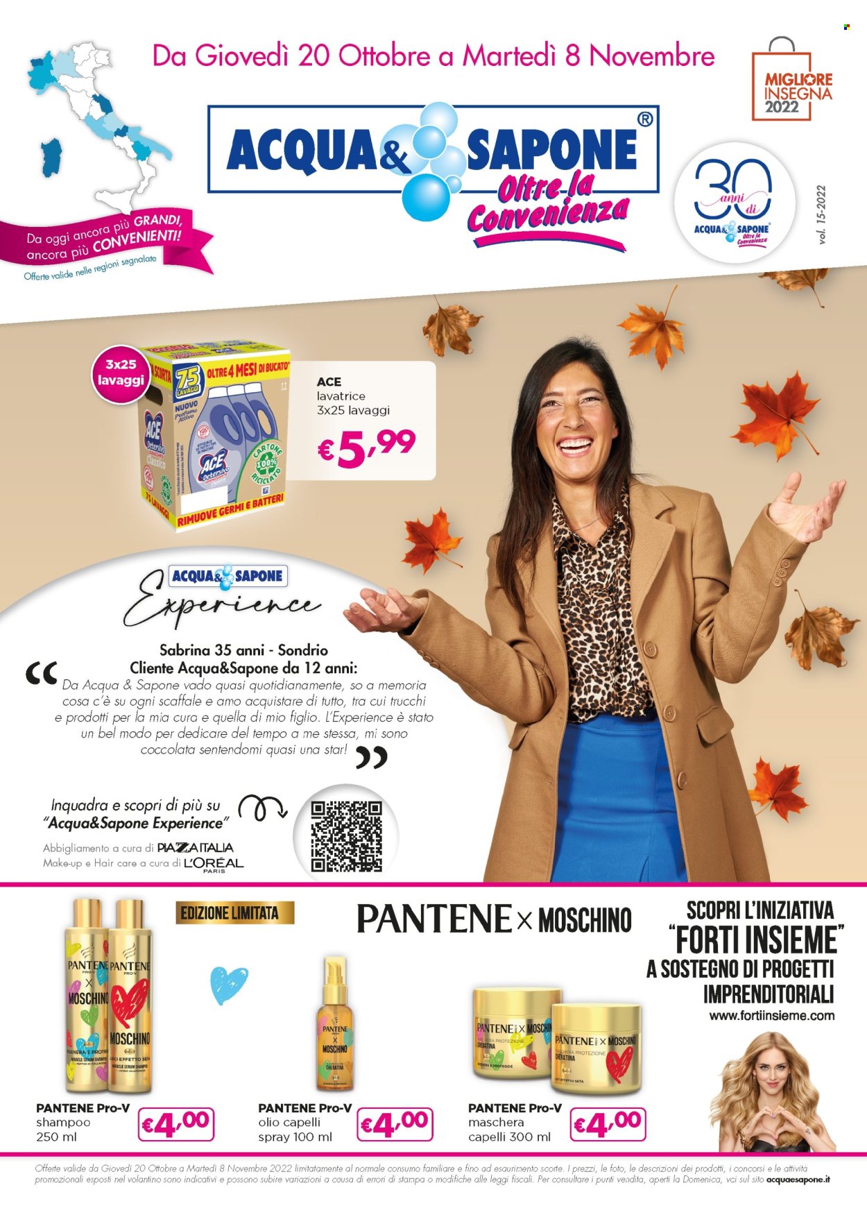 Volantino Acqua & Sapone - 20/10/2022 - 8/11/2022. Pagina 1