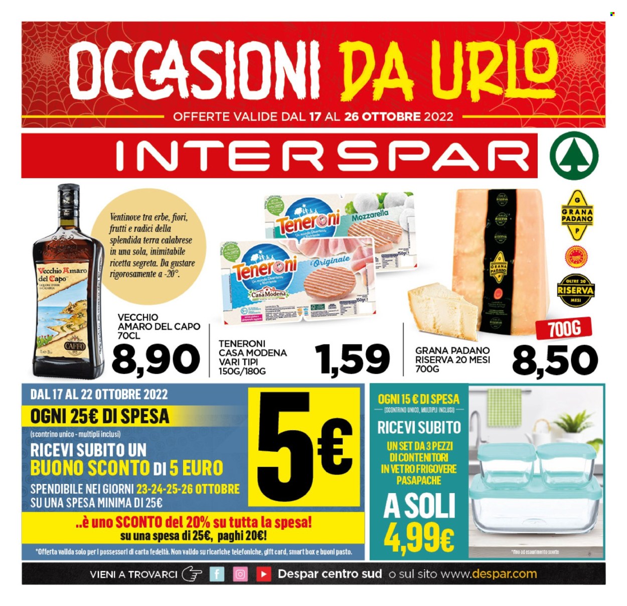 Volantino Interspar - 17/10/2022 - 26/10/2022. Pagina 1