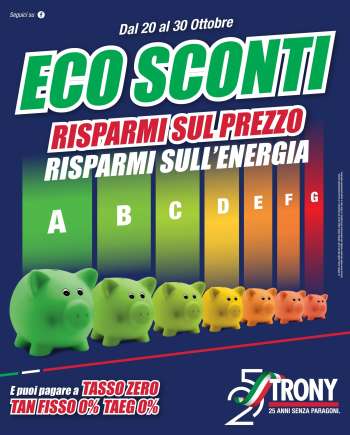 Volantino Trony - 20/10/2022 - 30/10/2022.
