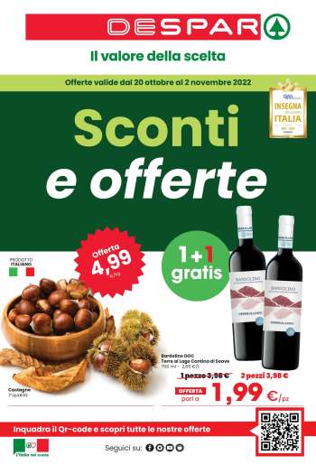 Volantino Despar - 20/10/2022 - 2/11/2022.