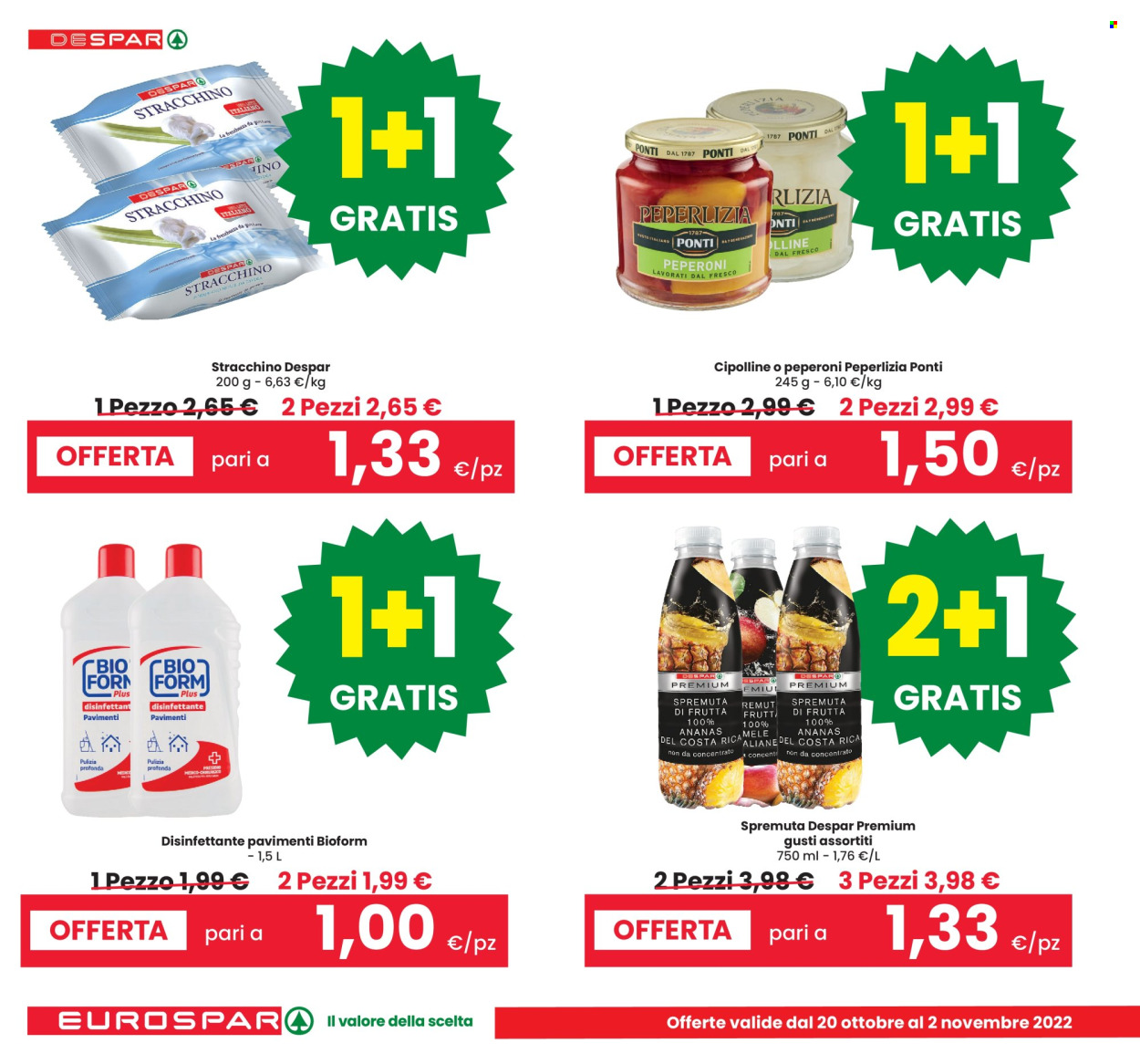 Volantino Eurospar - 20/10/2022 - 2/11/2022. Pagina 2