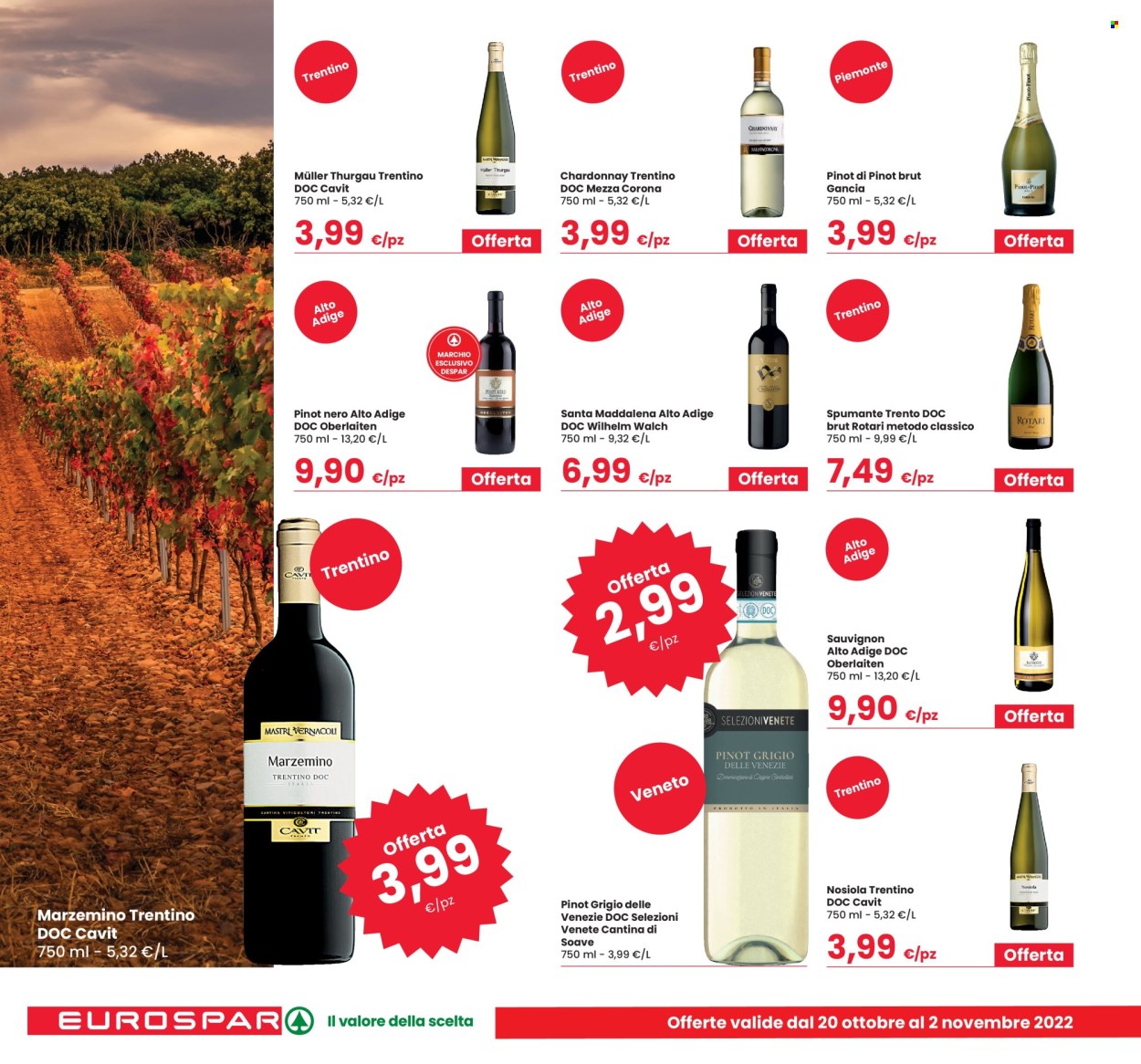 Volantino Eurospar - 20/10/2022 - 2/11/2022. Pagina 16