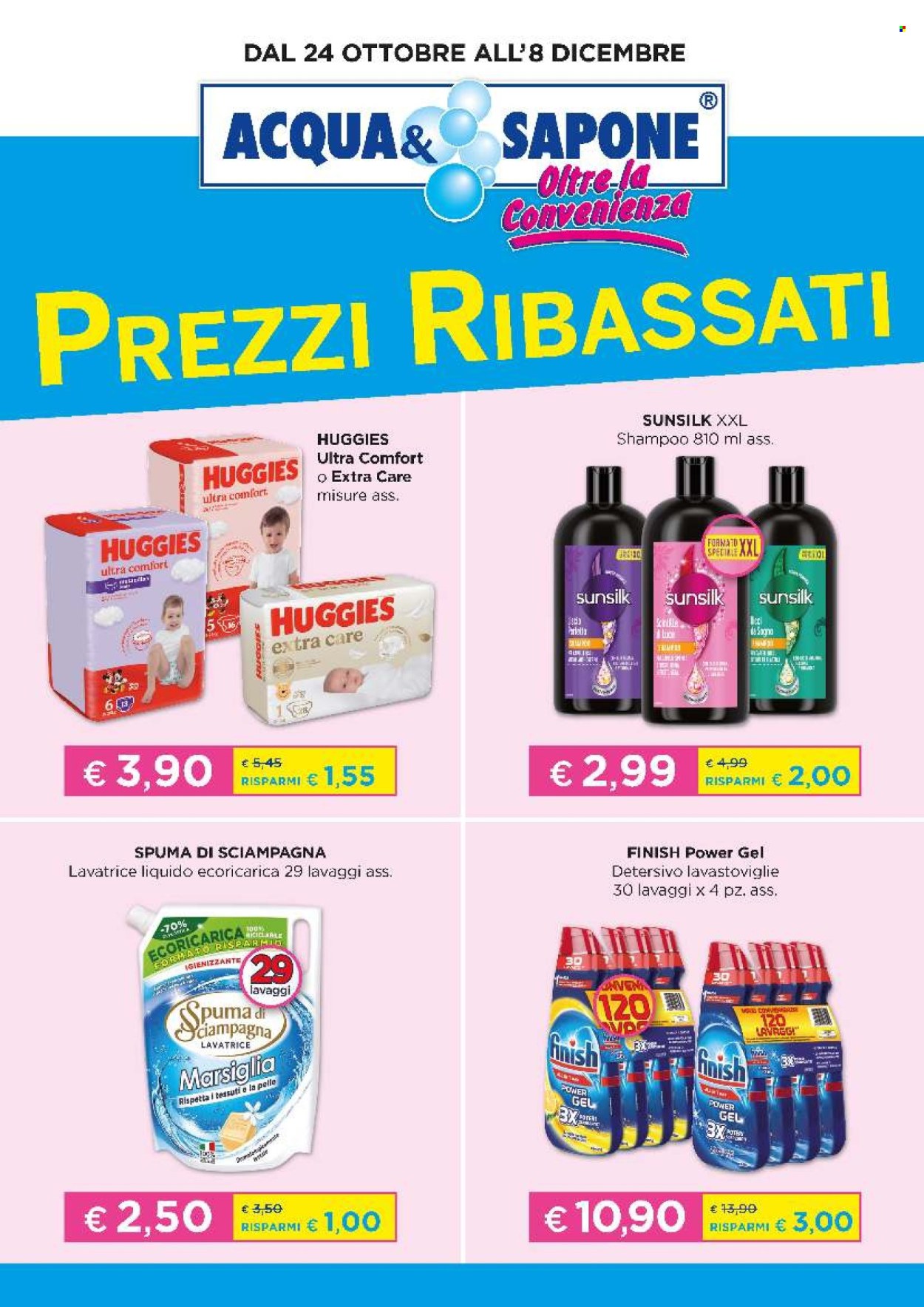 Volantino Acqua & Sapone - 24/10/2022 - 8/12/2022. Pagina 1