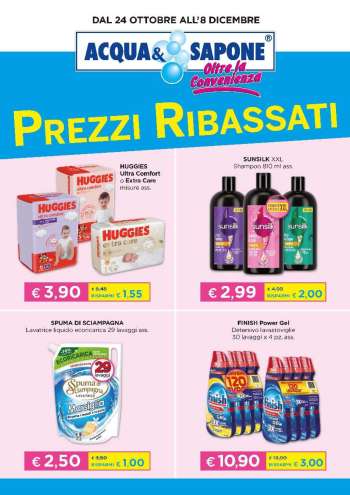 Volantino Acqua & Sapone - 24/10/2022 - 8/12/2022.