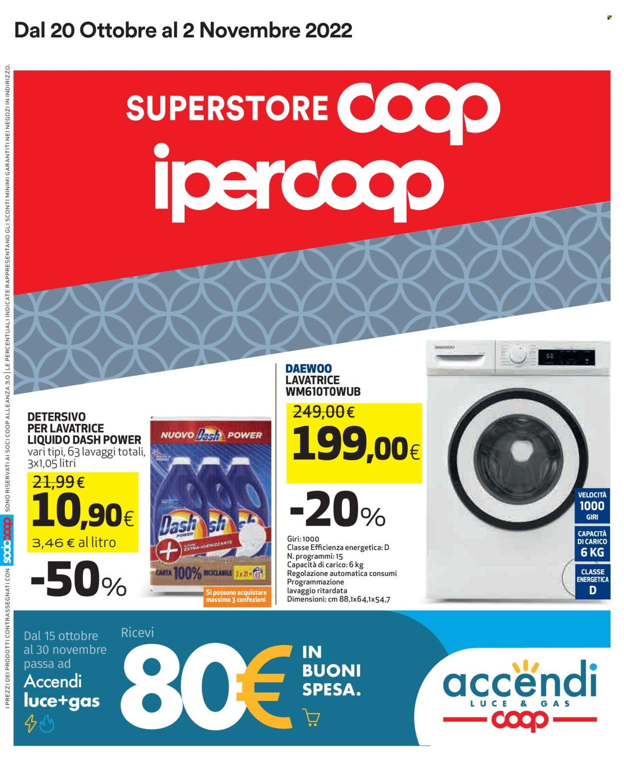 Volantino Coop - 20/10/2022 - 2/11/2022. Pagina 1