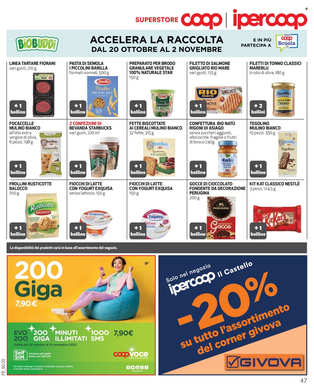 Volantino Coop - 20/10/2022 - 2/11/2022. Pagina 47