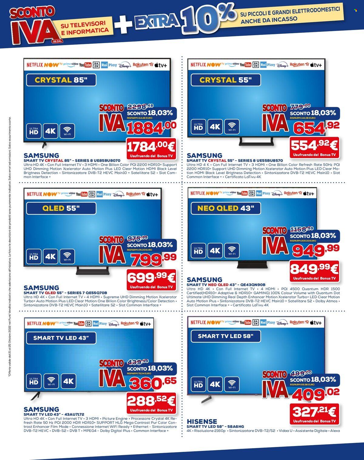 Volantino Euronics - 21/10/2022 - 25/10/2022. Pagina 8