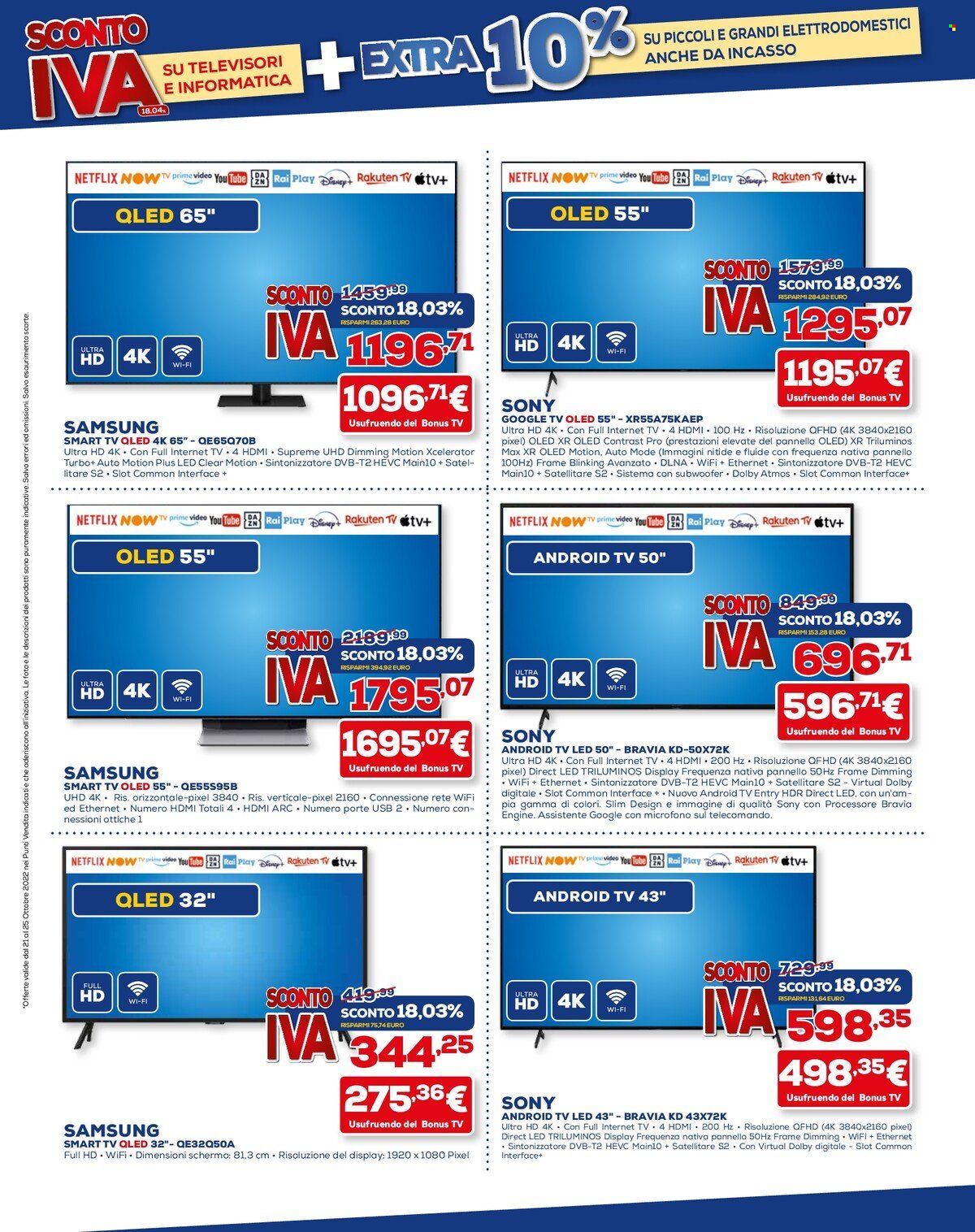 Volantino Euronics - 21/10/2022 - 25/10/2022. Pagina 10
