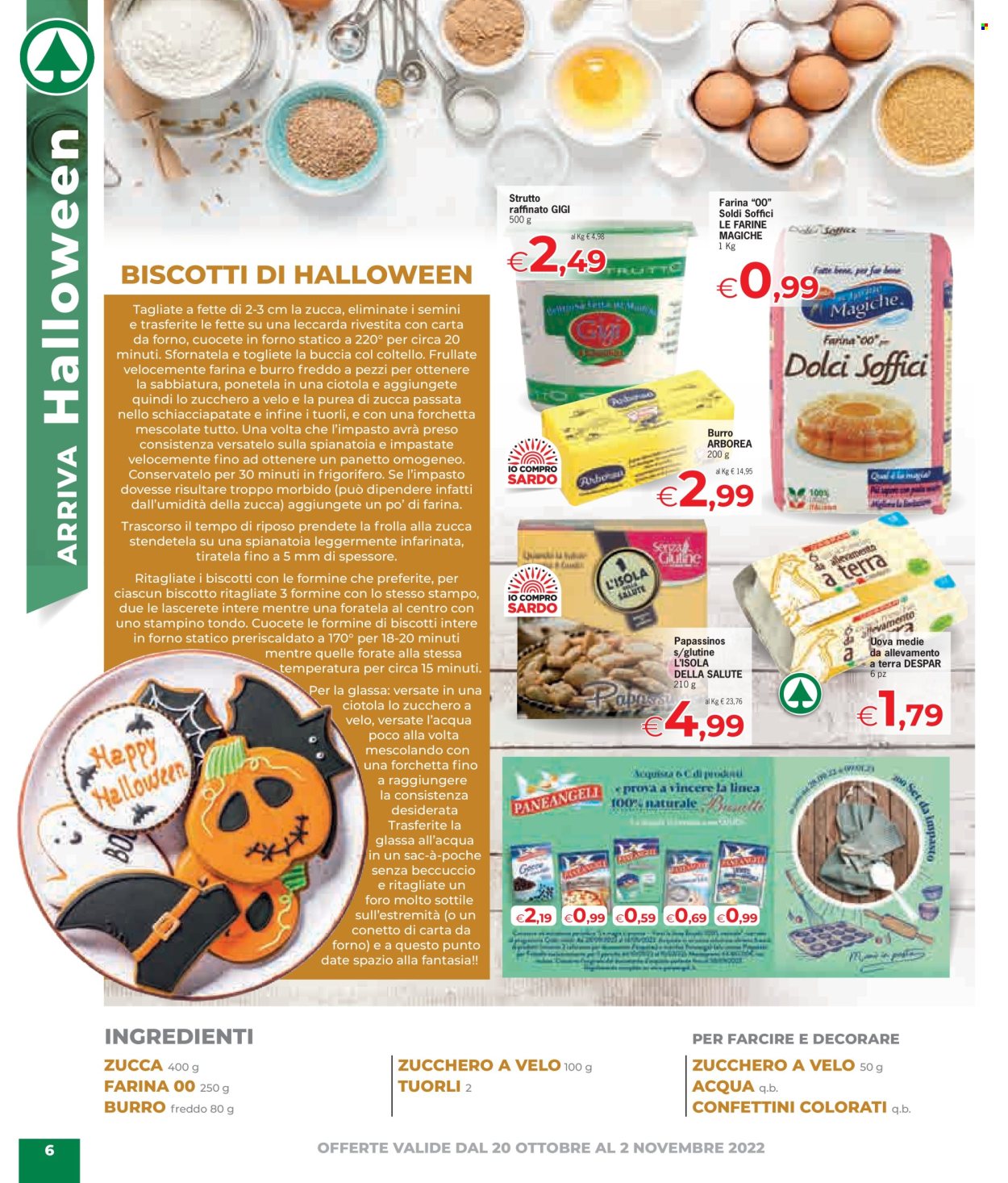 Volantino Eurospar - 20/10/2022 - 2/11/2022. Pagina 6
