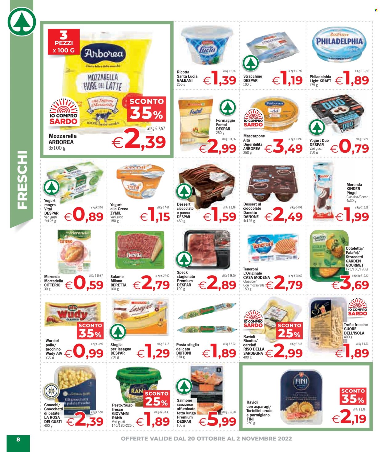 Volantino Eurospar - 20/10/2022 - 2/11/2022. Pagina 8