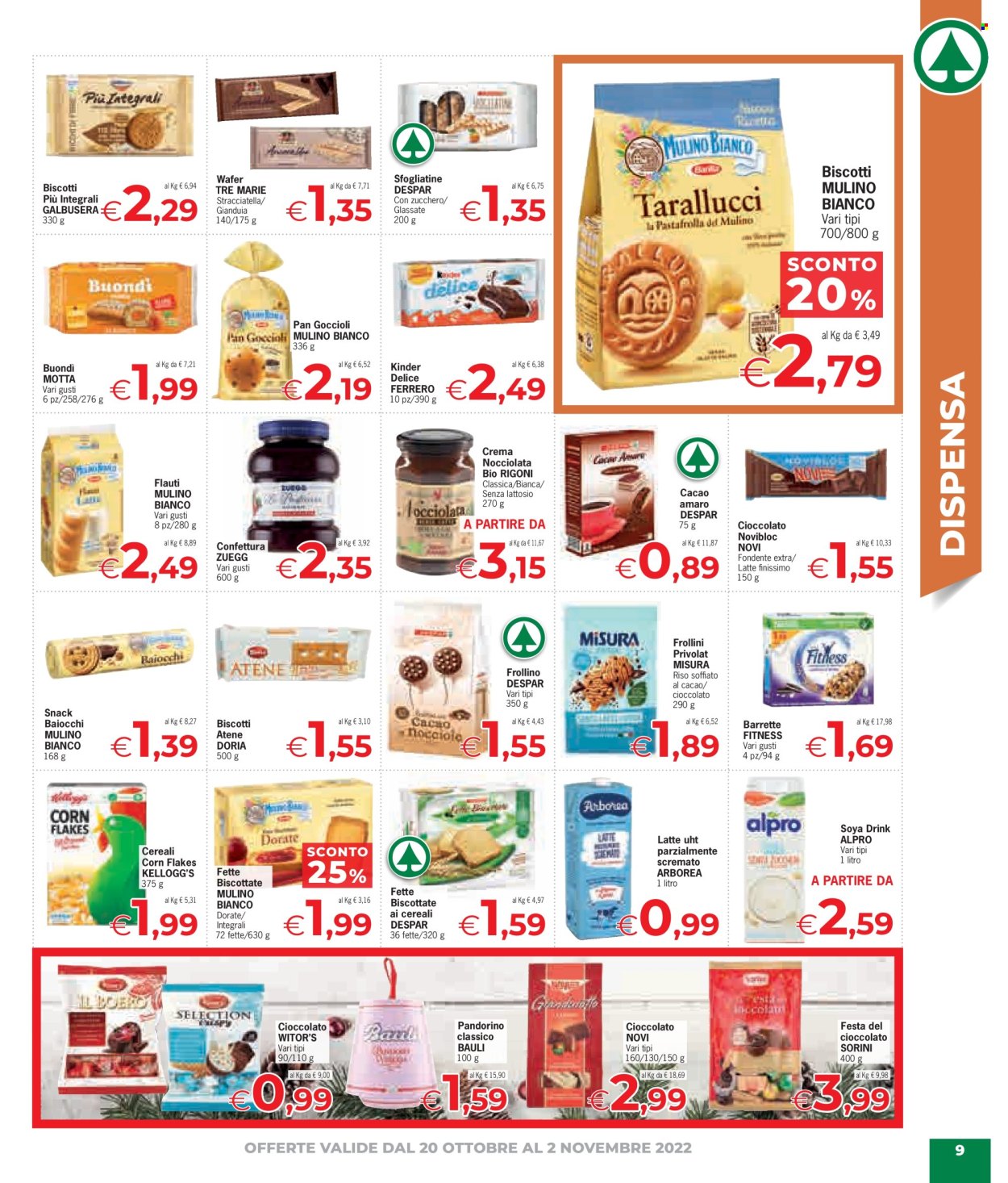 Volantino Eurospar - 20/10/2022 - 2/11/2022. Pagina 9