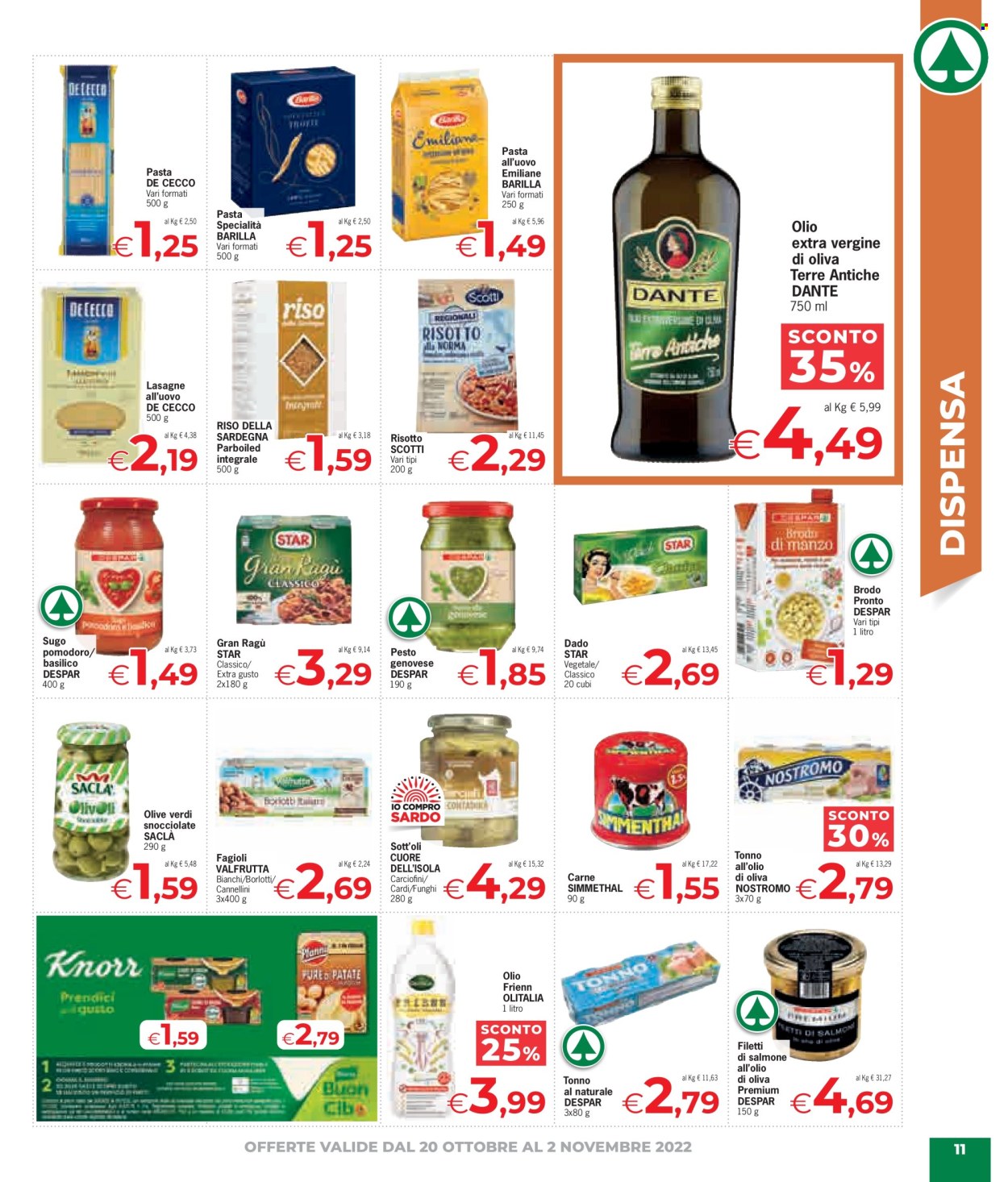 Volantino Eurospar - 20/10/2022 - 2/11/2022. Pagina 11