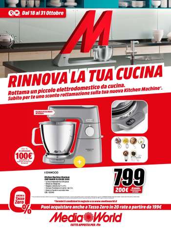 Volantino MediaWorld - 18/10/2022 - 31/10/2022.