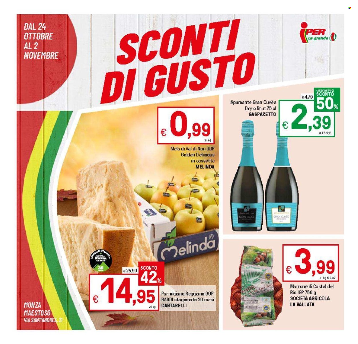 Volantino Iper, La grande i - 24/10/2022 - 2/11/2022. Pagina 1