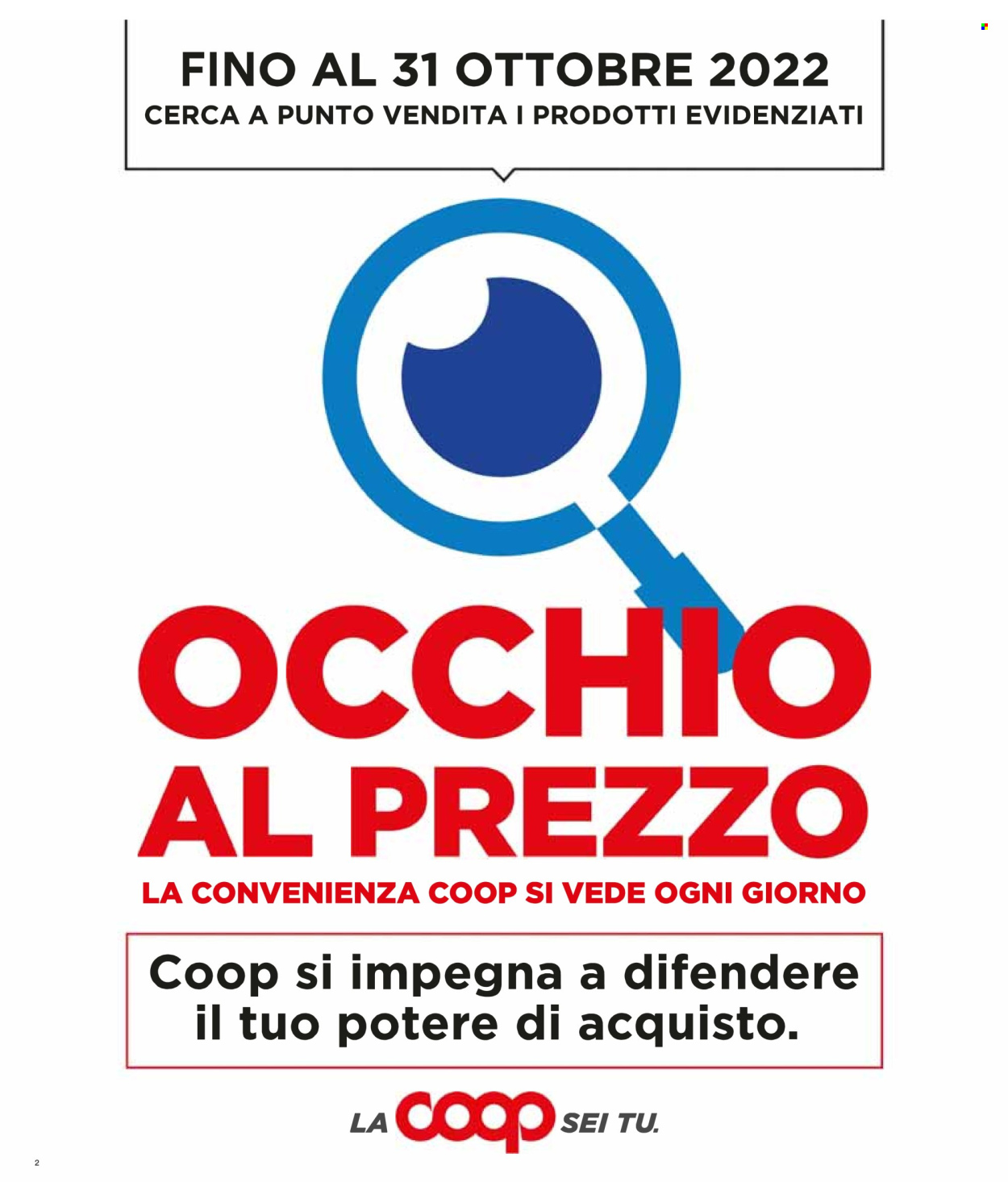 Volantino Coop - 20/10/2022 - 31/10/2022. Pagina 2