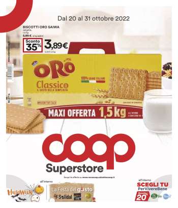 Volantino Coop - 20/10/2022 - 31/10/2022.