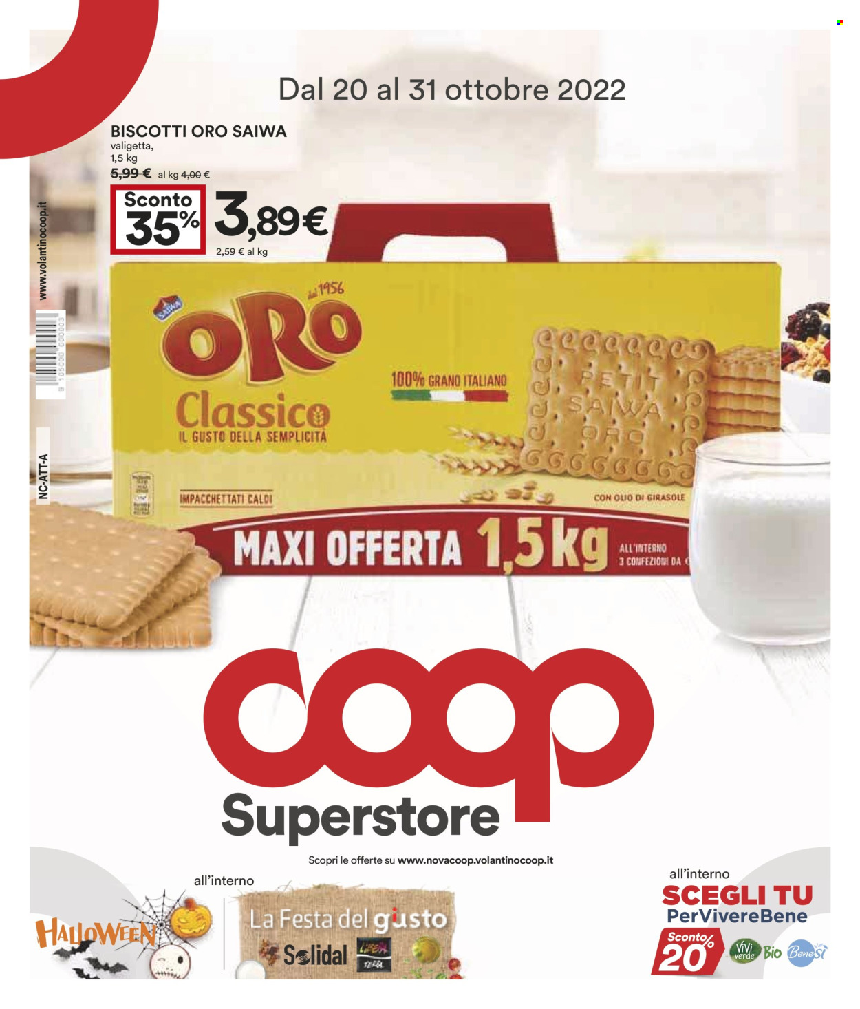 Leták Coop - 20.10.2022 - 31.10.2022. Strana 1