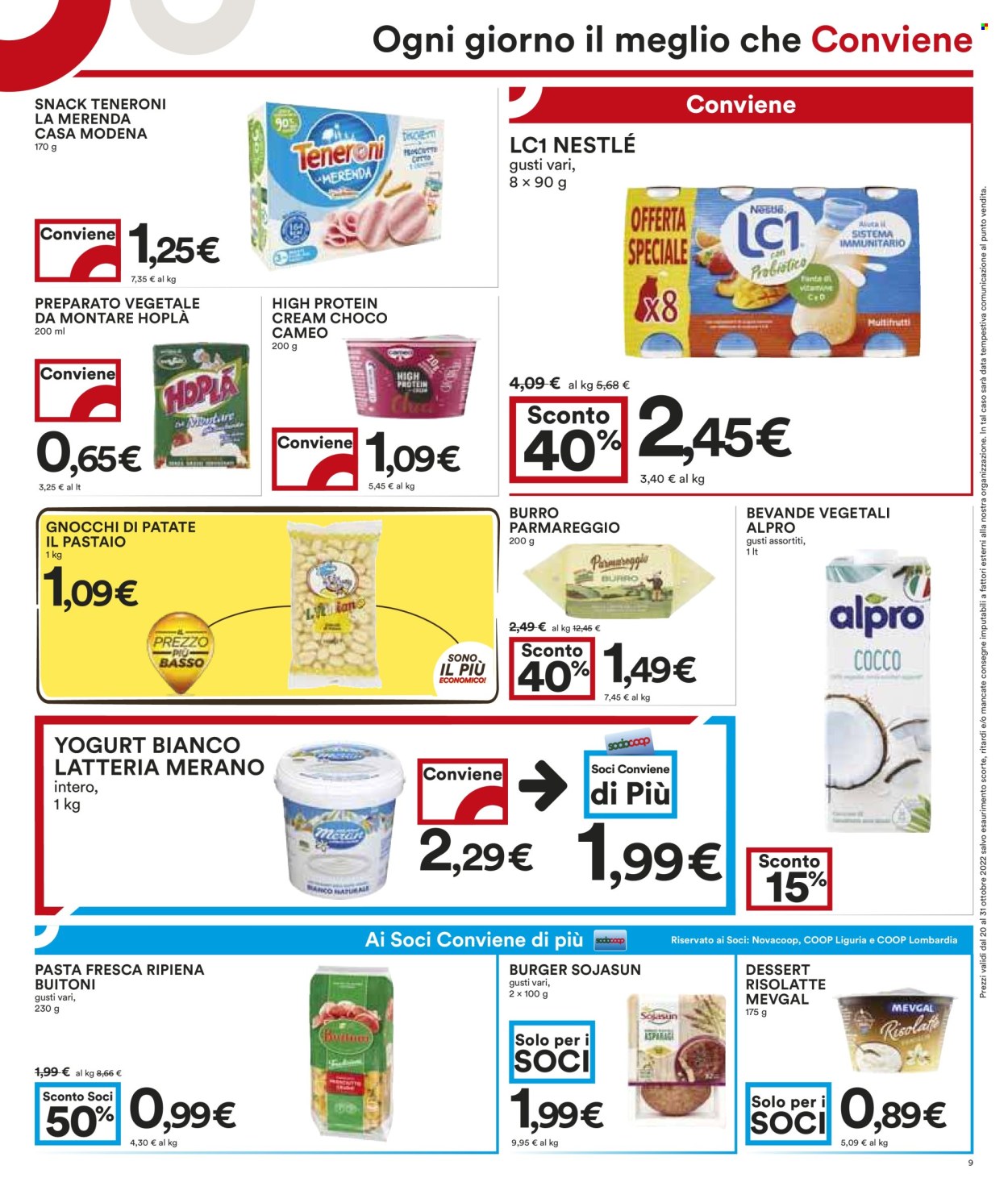 Leták Coop - 20.10.2022 - 31.10.2022. Strana 9