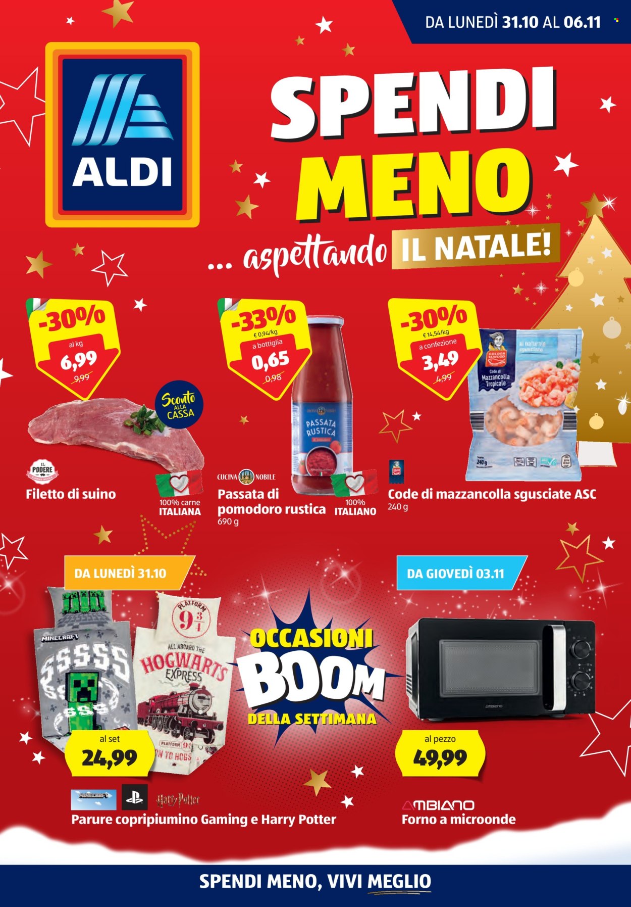 Volantino Aldi - 31/10/2022 - 6/11/2022. Pagina 1