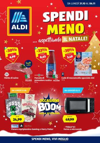 Volantino Aldi - 31/10/2022 - 6/11/2022.