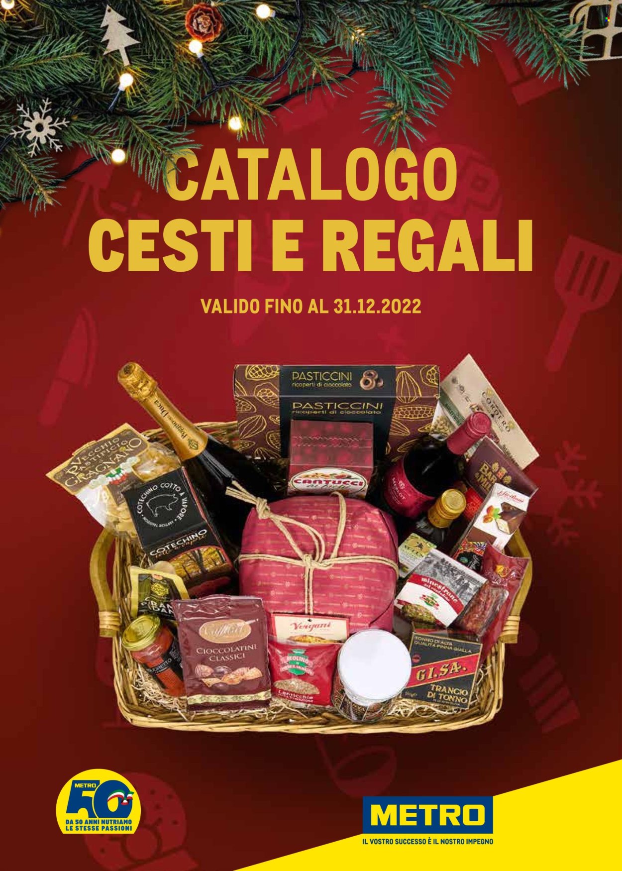 thumbnail - Volantino Metro - 24/10/2022 - 31/12/2022 - Prodotti in offerta - tonno, minestrone, cioccolatini. Pagina 1.