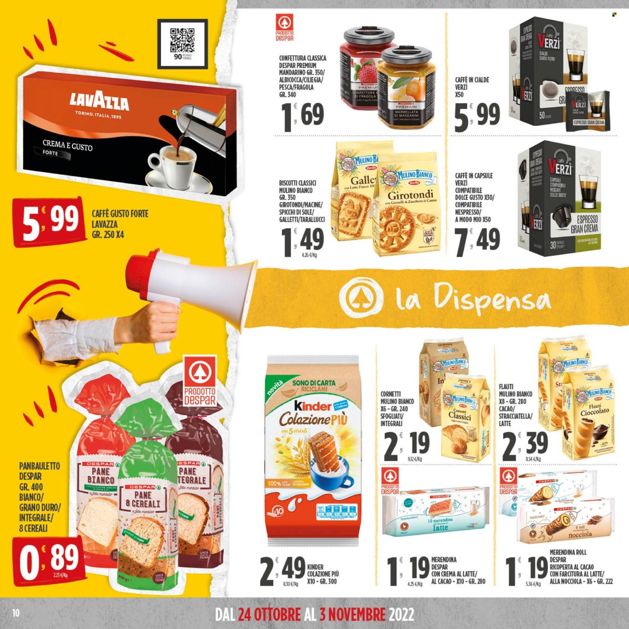 Volantino Despar - 24/10/2022 - 3/11/2022. Pagina 10