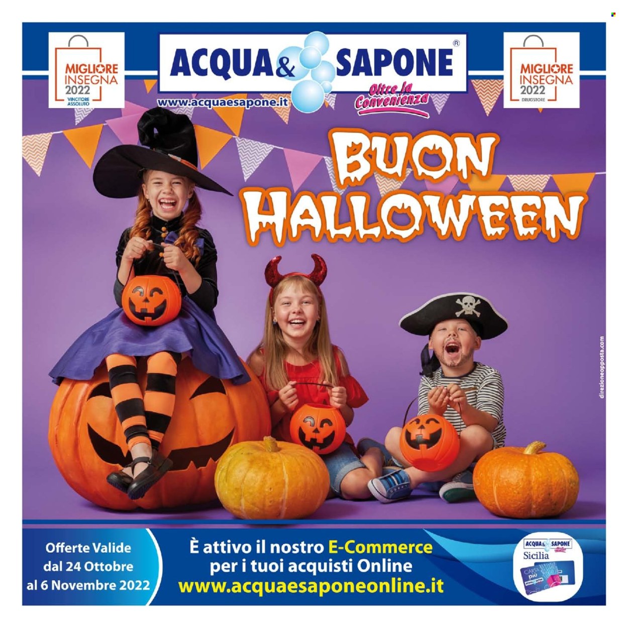 Volantino Acqua & Sapone - 24/10/2022 - 6/11/2022. Pagina 1