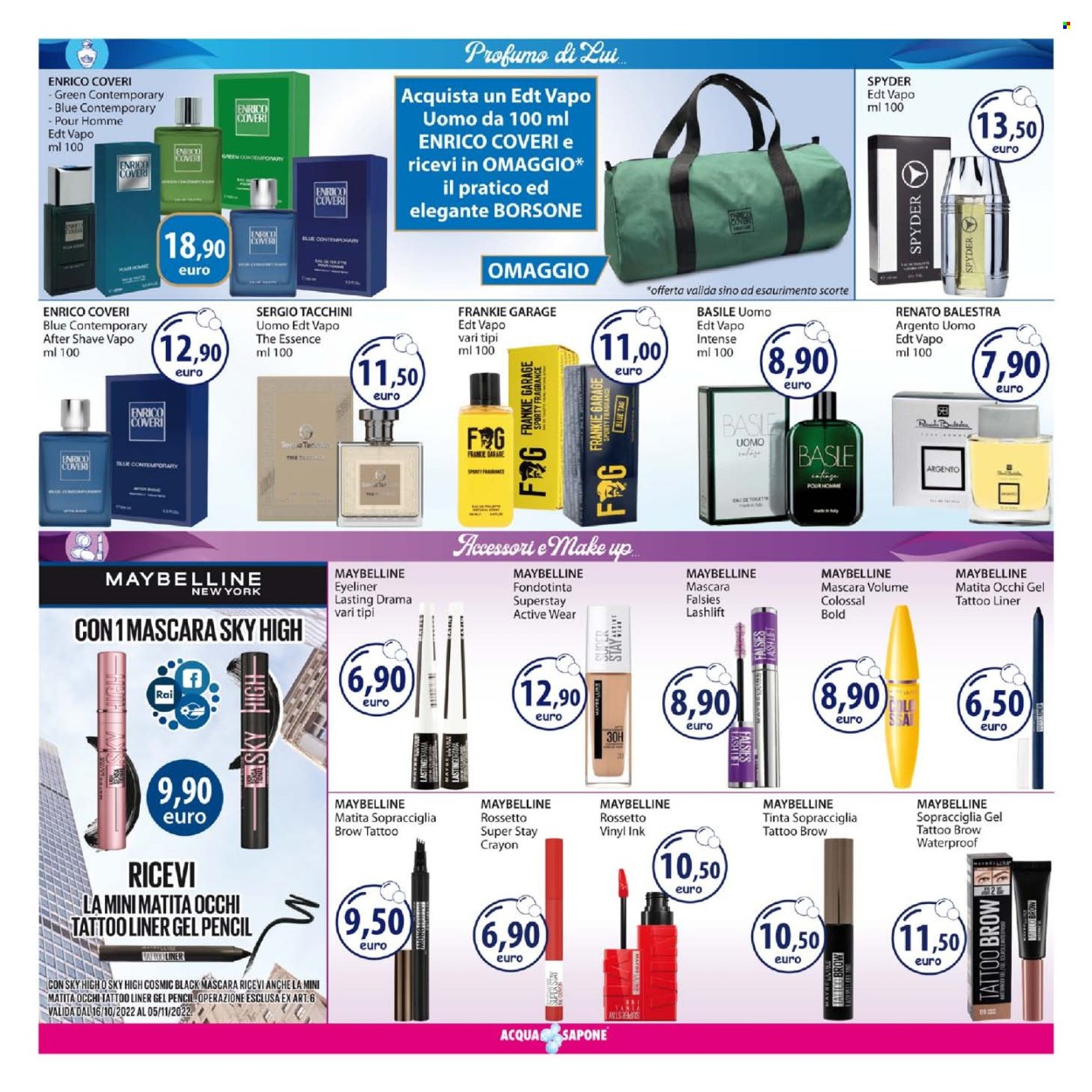 Volantino Acqua & Sapone - 24/10/2022 - 6/11/2022. Pagina 3