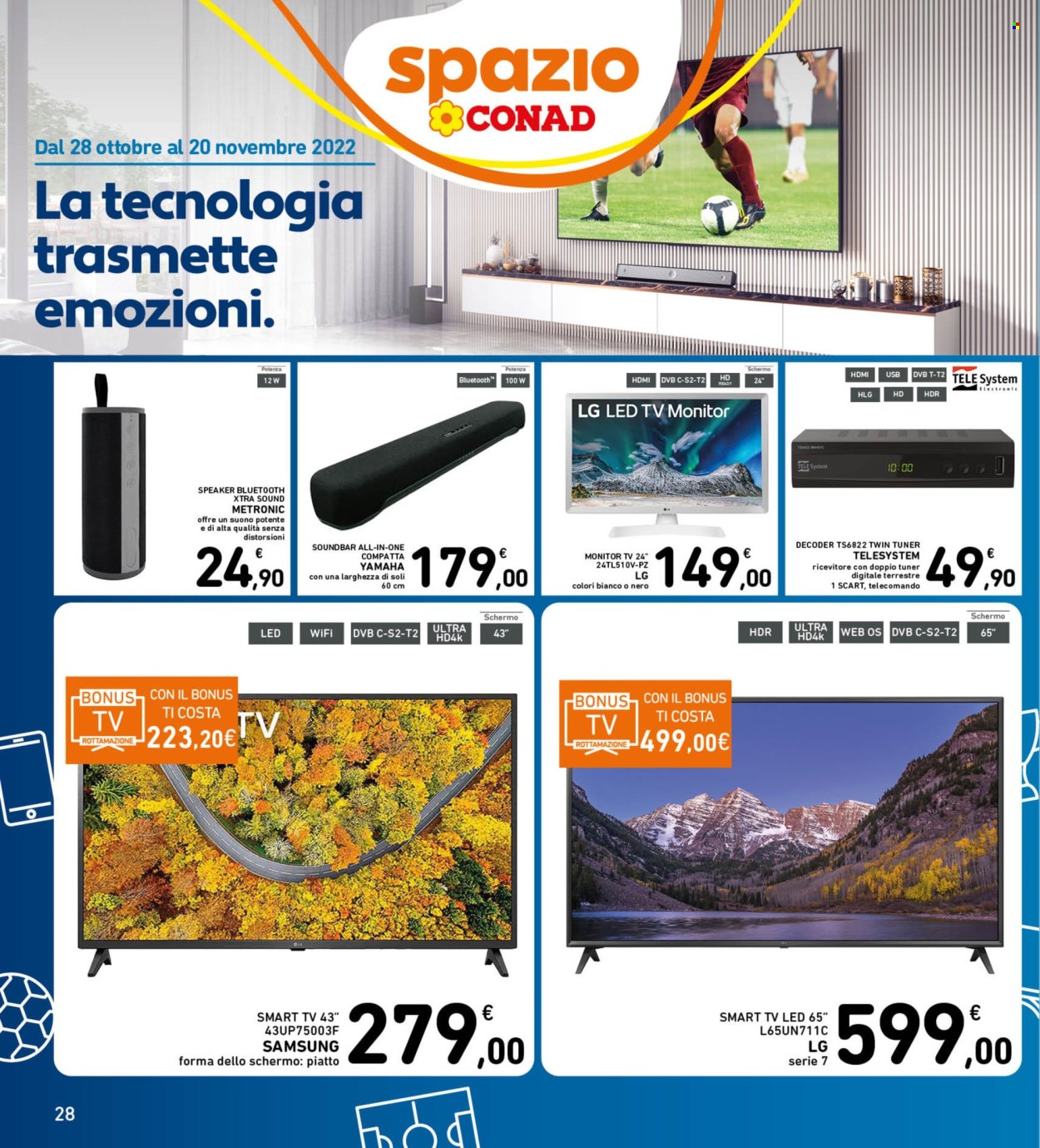 Volantino Conad - 28/10/2022 - 7/11/2022. Pagina 28