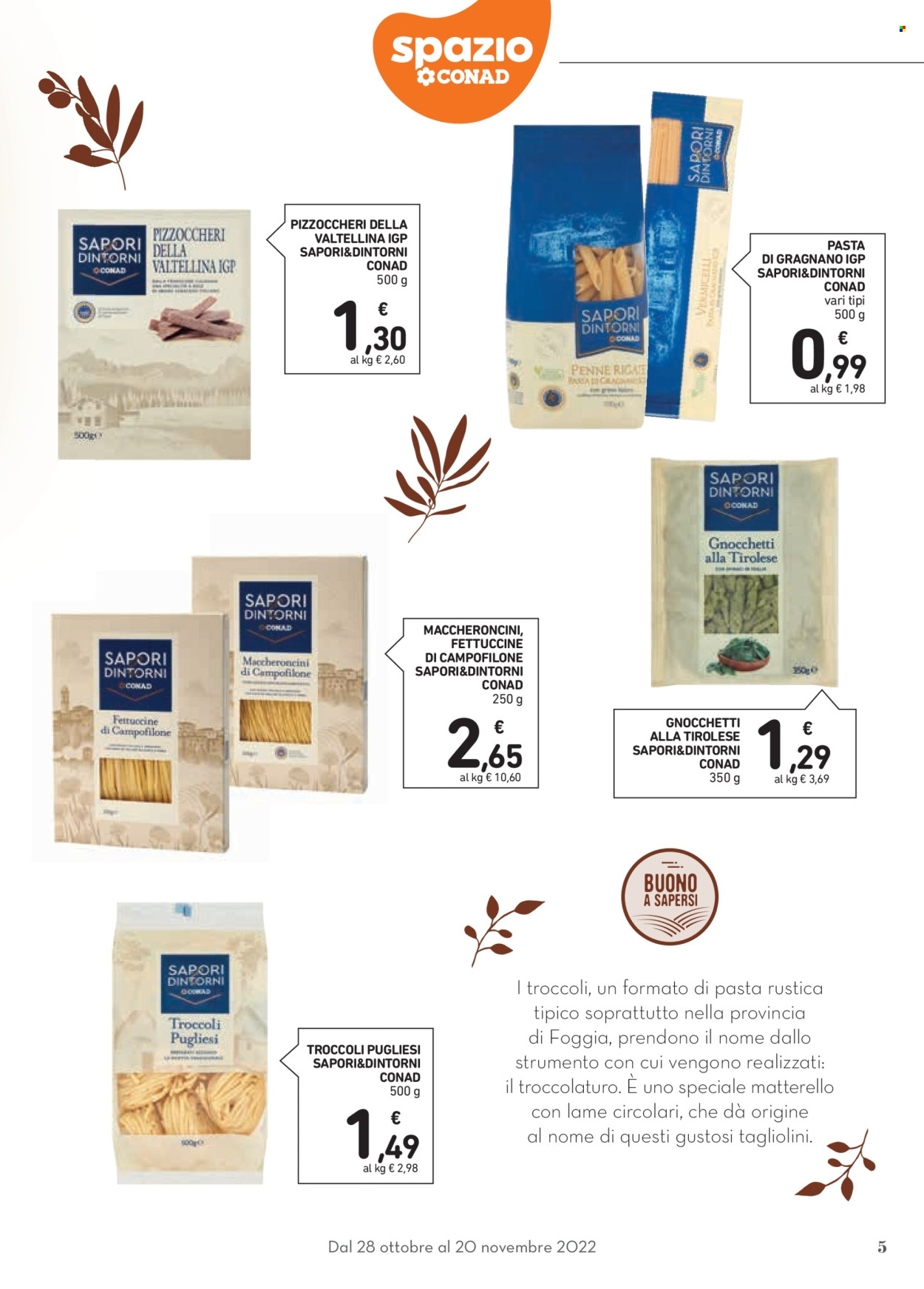 Volantino Conad - 28/10/2022 - 20/11/2022. Pagina 5