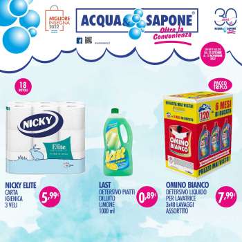 Volantino Acqua & Sapone - 25/10/2022 - 13/11/2022.
