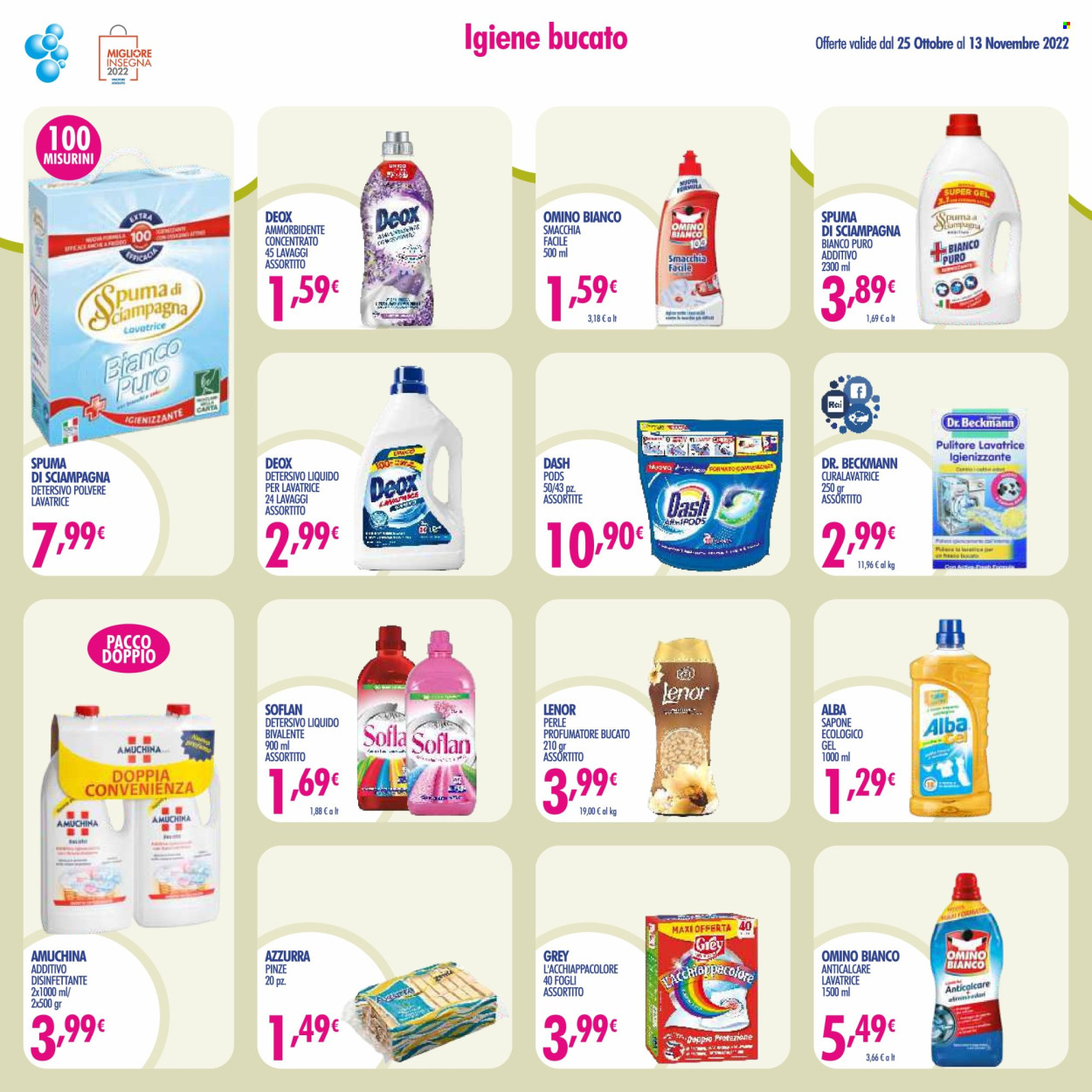 Volantino Acqua & Sapone - 25/10/2022 - 13/11/2022. Pagina 10