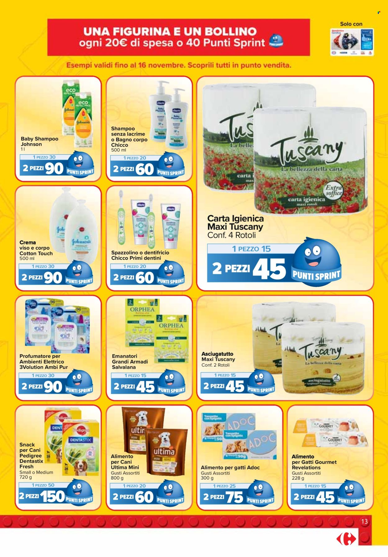 Volantino Carrefour - 28/10/2022 - 16/11/2022. Pagina 13