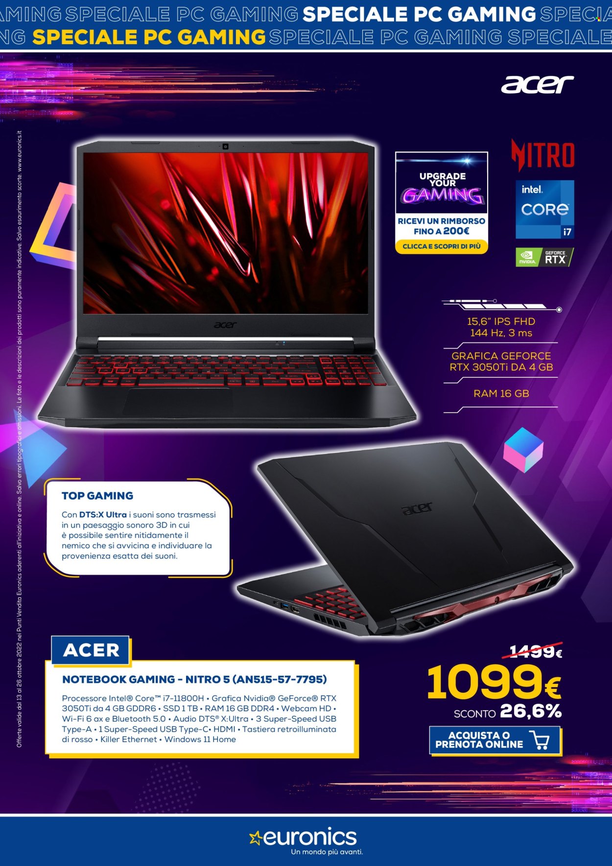 Volantino Euronics - 13/10/2022 - 26/10/2022. Pagina 13