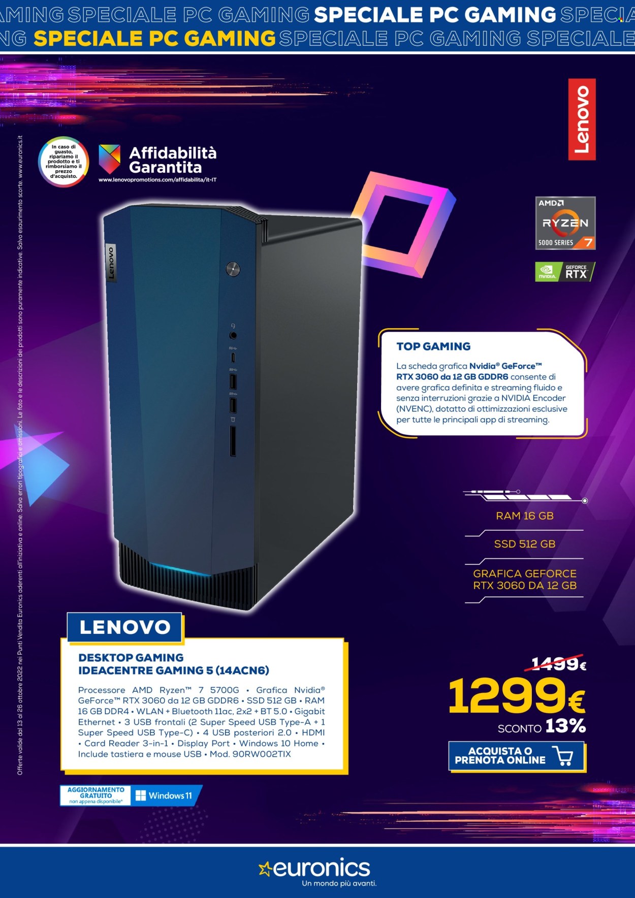 Volantino Euronics - 13/10/2022 - 26/10/2022. Pagina 17