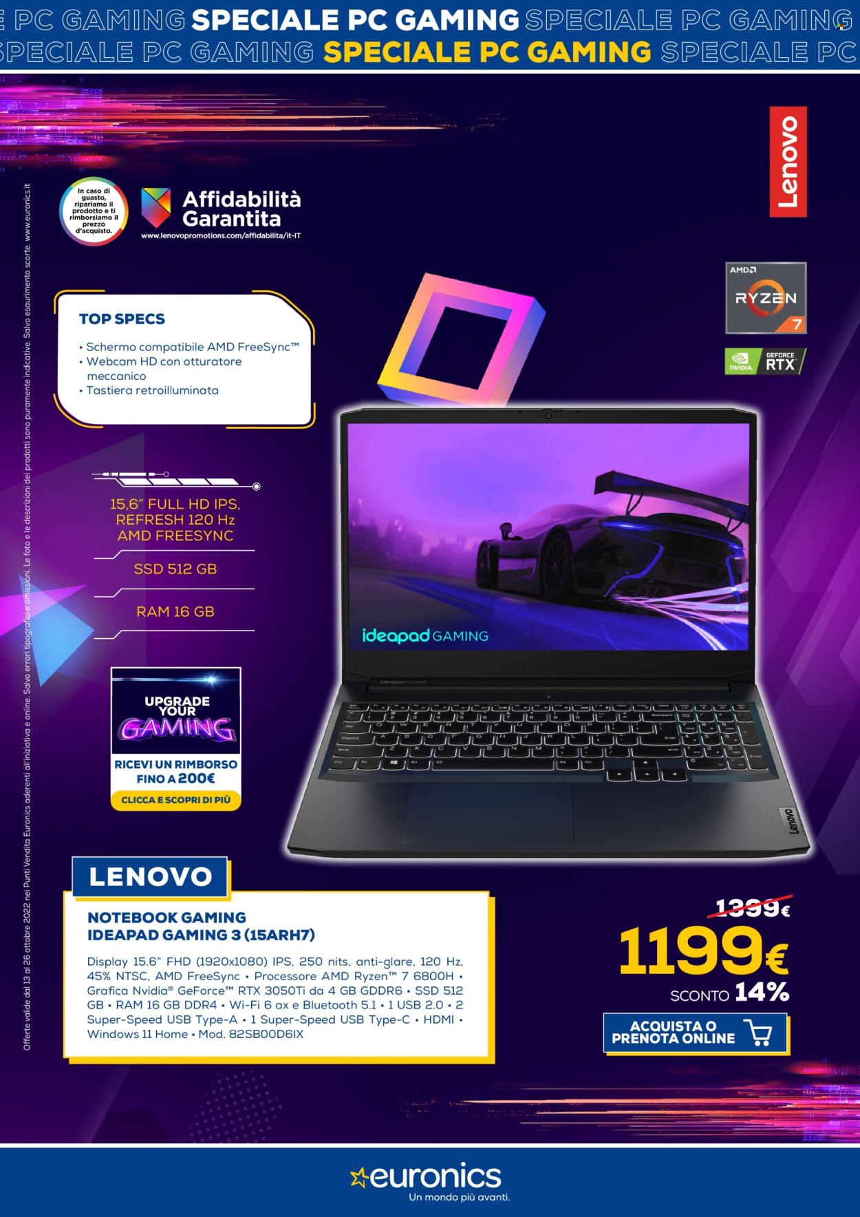 Volantino Euronics - 13/10/2022 - 26/10/2022. Pagina 18