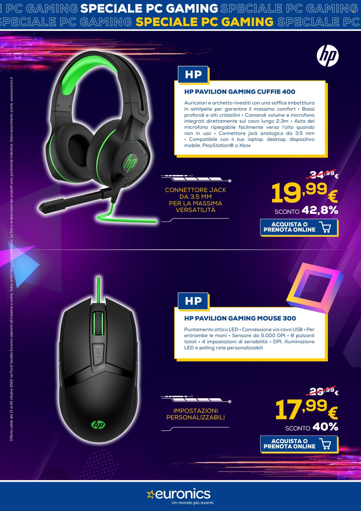 Volantino Euronics - 13/10/2022 - 26/10/2022. Pagina 22