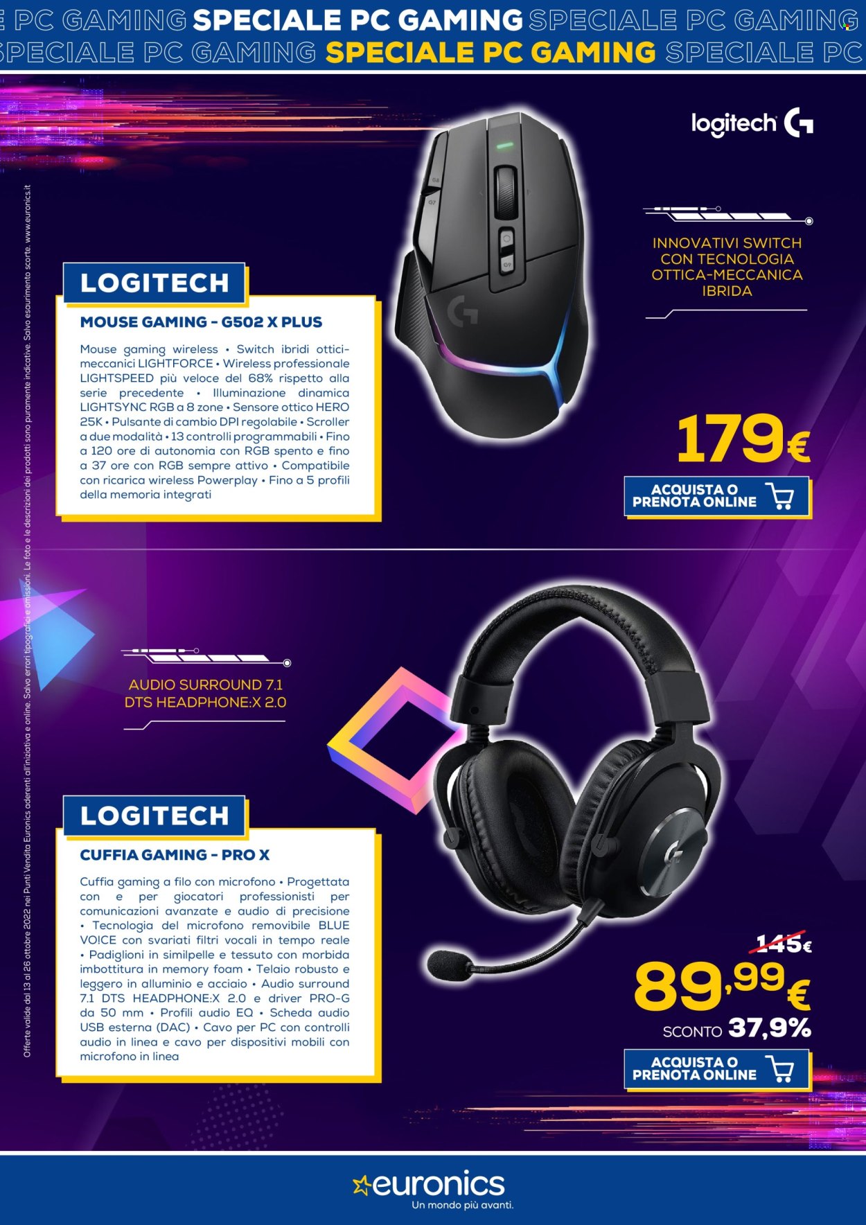 Volantino Euronics - 13/10/2022 - 26/10/2022. Pagina 26