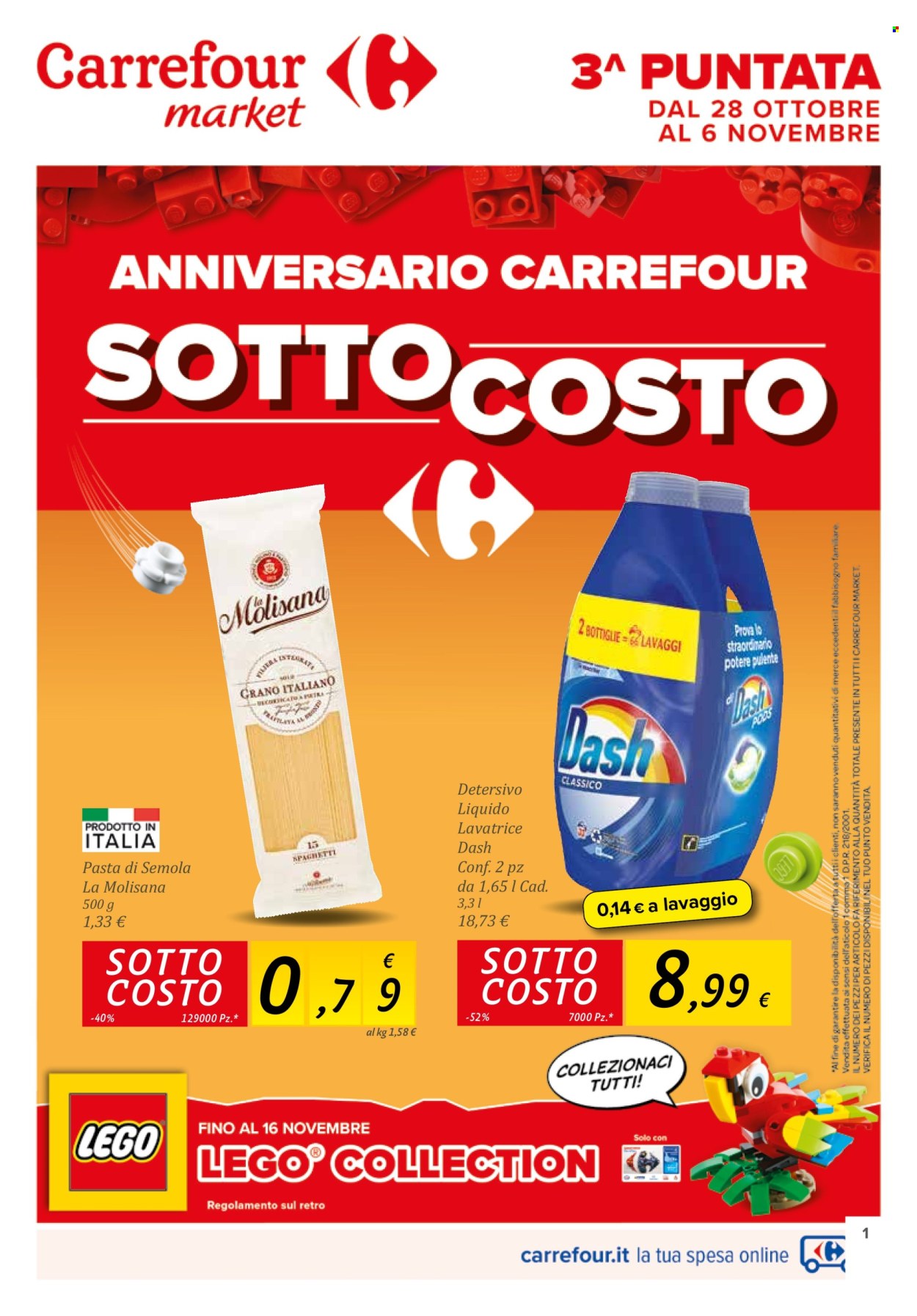 Leták Carrefour - 28.10.2022 - 6.11.2022. Strana 1