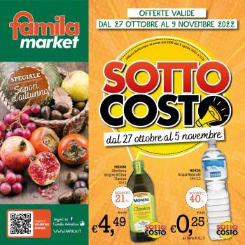 Volantino Famila - 27/10/2022 - 9/11/2022.